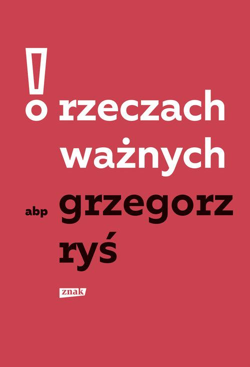 Okładka książki "O rzeczach ważnych"