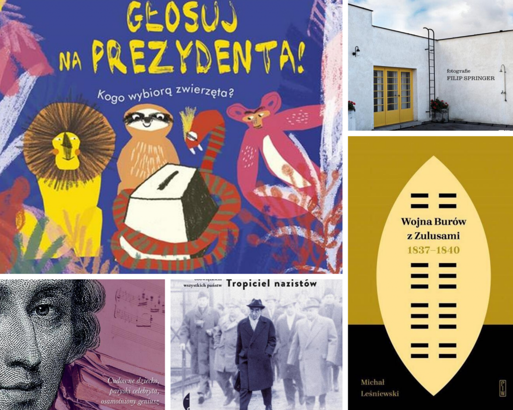 kolaż okładek książkowych