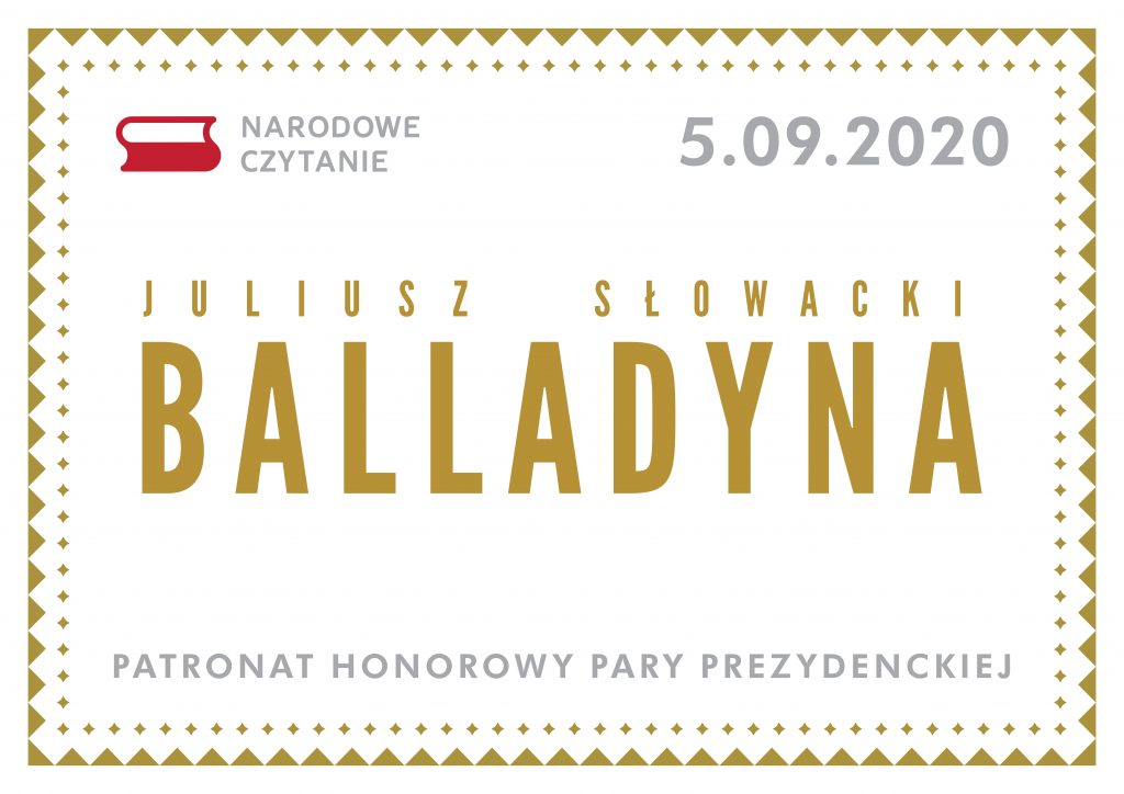oficjalna grafika Narodowego czytania 2020