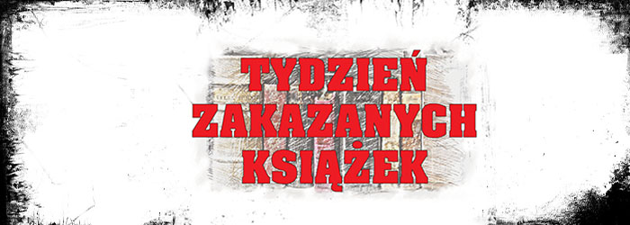 napis Tydzień Zakazanych Książek