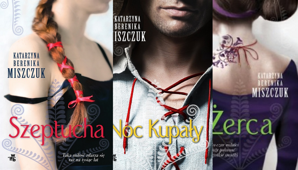 kolaż okładek książek Katarzyny Miszczuk