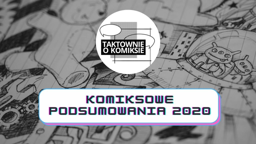 Grafika z logo cyklu Taktownie O Komiksie
