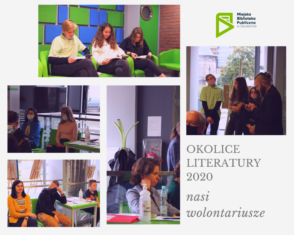 kolaż zdjęć z wolontariuszami