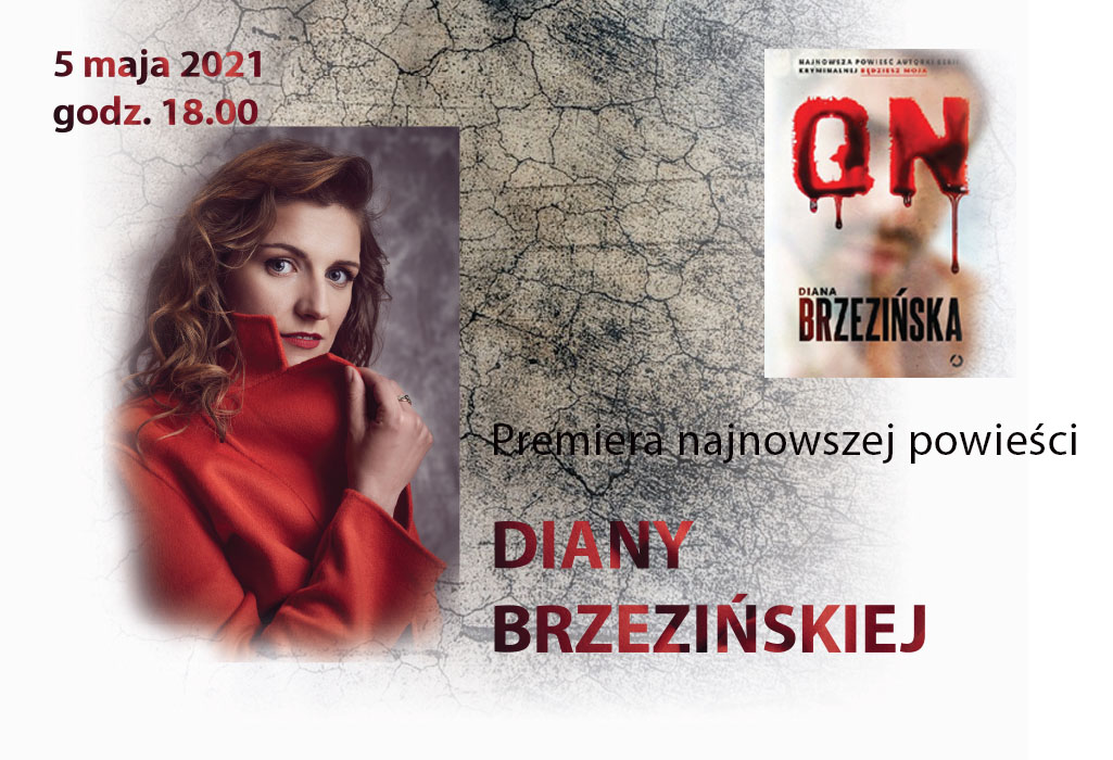 Autorka i okładka książki "On"