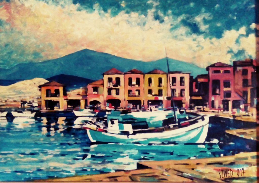 krajobraz miejski nad rzeką