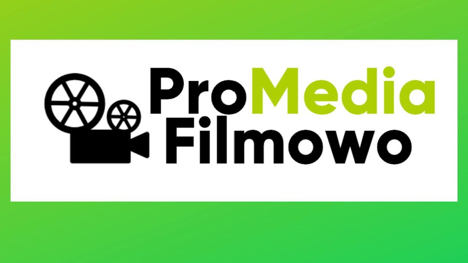 projektor filmowy i napis "ProMedia Filmowo"