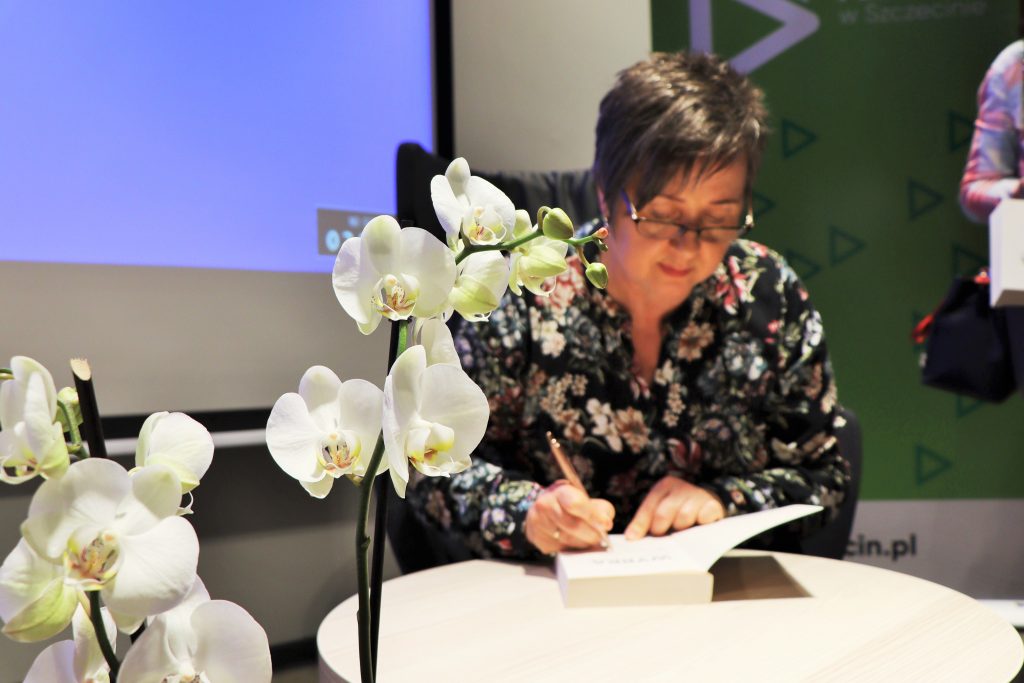 zdjęcie ze spotkania z autorką