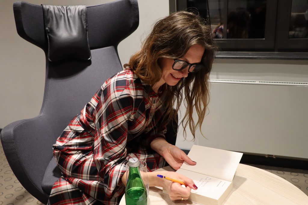 zdjęcie ze spotkania z autorką