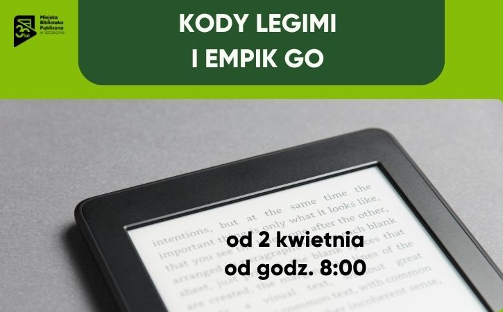 Kody na marzec do Legimi oraz Empik Go już NIEDOSTĘPNE!
